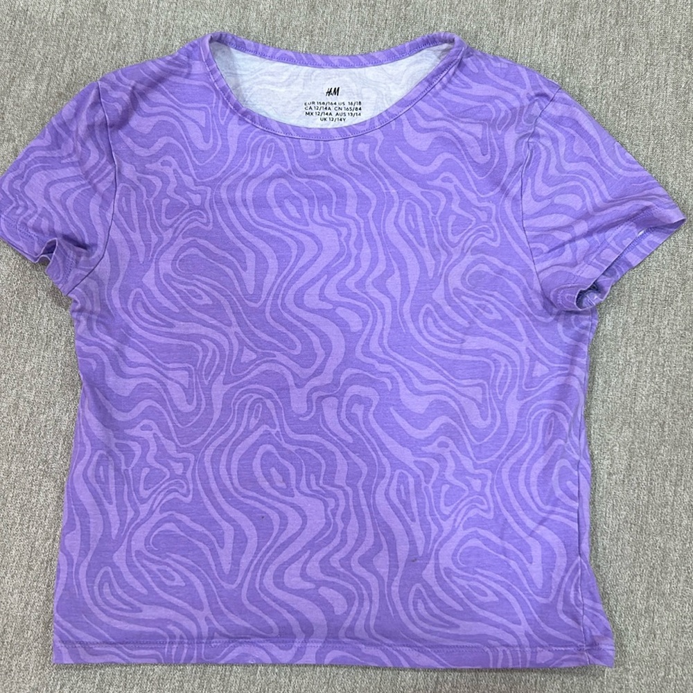 H&M swirly print baby-t
